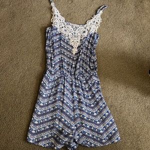 Blue Charlotte Russe romper